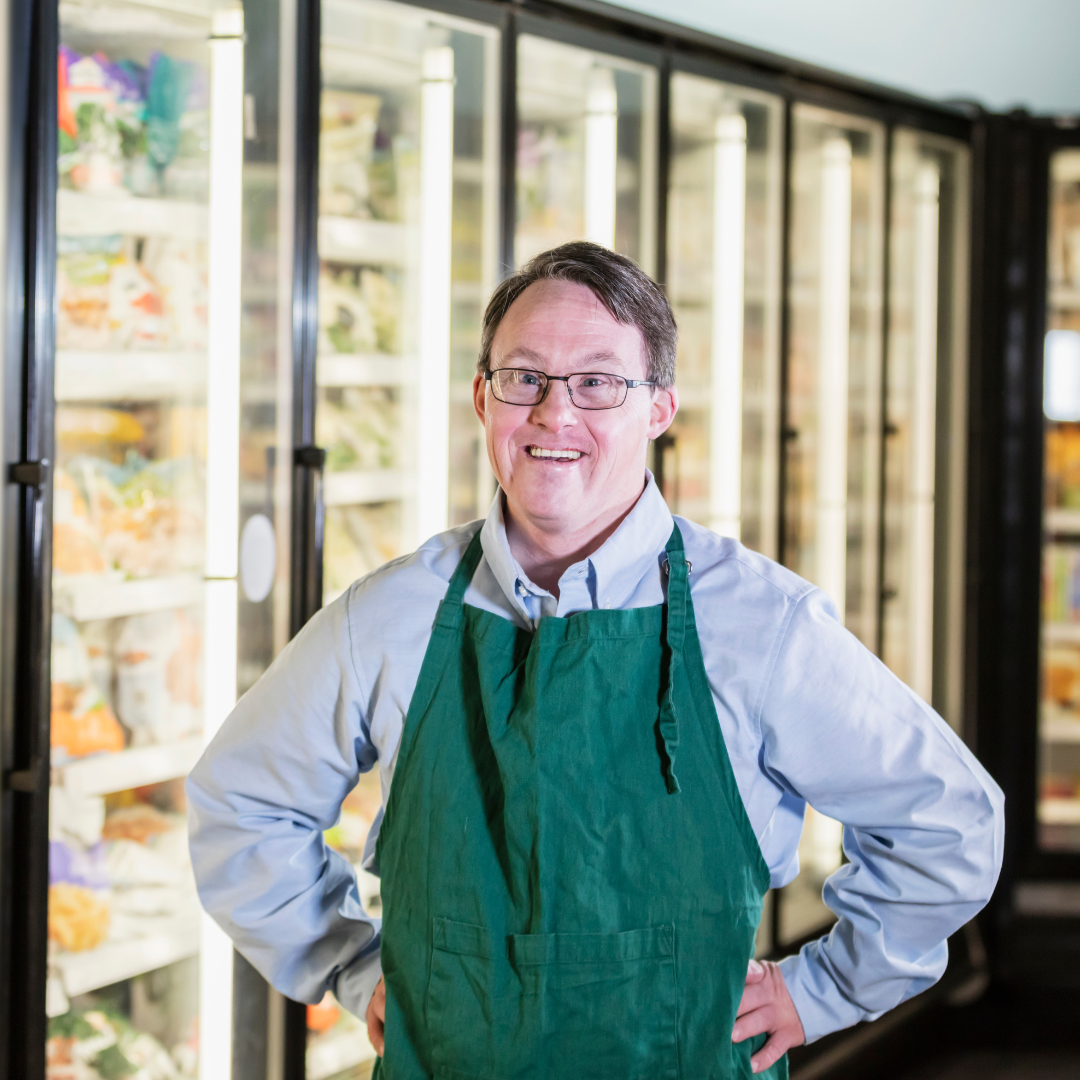 Participant in the retail lab
